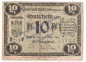 Preview: Guhrau , Notgeld 10 Pfennig Schein in gbr. Tieste 2660.10.10 , Schlesien 1918 Verkehrsausgabe