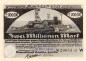Preview: Hückelhoven , Banknote 2 Millionen Mark Schein unc-kfr. Keller 2456.a Rheinland 1923 Inflation