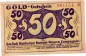 Preview: Hamburg , Banknote 50 Gold Pfennig Schein in L-gbr. Müller 2385.5 , Hamburg 1923 Inflation