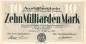 Preview: Hamburg , Notgeld 10 Milliarden Mark -MUSTER- in F-kfr. Keller 2209.q , Hamburg 1923 Inflation