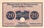 Heidenheim , Banknote 20 Mark Schein unc-kfr. Geiger 227.02.a , Würrtemberg 1918 Grossnotgeld