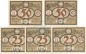 Preview: Jessnitz , Notgeld Set -5 x Nummerngleich- unc-kfr. M-G 659.2 , SA 1921 Seriennotgeld -5802-