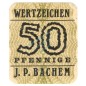 Preview: Köln , Notgeld 50 Pfennig -J.P. Bachem- in unc-kfr. Ti.3565.005.05 , Rheinland o.D. Verkehrsausgabe