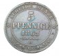 Königreich Sachsen , 5 Pfennig Stück -s- von 1863 B , J.123 -0562-