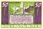 Preview: Königswinter , Notgeld 50 Pf. --Sie sollen Ihn...1505-- in kfr. M-G 730.2.c Westfalen 1921 Seriennotgeld