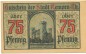 Kempen , Notgeld 75 Pfennig Schein Nr.2 unc-kfr. M-G 689.3 , RHL 1920 Seriennotgeld -5786-