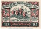 Preview: Kindelbrück M-G 730.1 , Notgeld 10 Pfennig Nr.3 in kfr. von 1920 , Thüringen Seriennotgeld