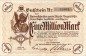 Preview: Knapsack , Banknote 1 Million Mark Schein gbr. Keller 2682 , Rheinland 1923 Inflation