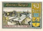 Preview: Krempe , Notgeld 50 Pfennig -Fehlfarbe- unc-kfr. M-G 742.1.B , SH 1920 Seriennotgeld -5777-
