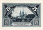 Preview: Lübeck , Notgeld 75 Pfennig Schein Nr.5 unc-kfr. M-G 826.7 , Schleswig Holstein 1921 Seriennotgeld