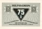 Preview: Lübeck , Notgeld 75 Pfennig Schein Nr.8 unc-kfr. M-G 826.7 , Schleswig Holstein 1921 Seriennotgeld