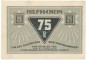 Preview: Lübeck , Notgeld 75 Pfennig Schein Nr.8 unc-kfr. M-G 826.9 , SH 1921 Seriennotgeld -5768-