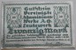 Lautawerk , Banknote 20 Mark -Alu- unc-kfr. Mü.2590.1 , BBG 1922 Großnotgeld -3641-