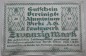Lautawerk , Banknote 20 Mark -Alu- unc-kfr. Mü.2590.1 , BBG 1922 Großnotgeld -3642-