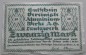Lautawerk , Banknote 20 Mark -Alu- unc-kfr. Mü.2590.1 , BBG 1922 Großnotgeld -3645-