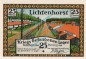 Preview: Lichtenhorst , Notgeld 25 Pfennig Schein Nr.3 in kfr. M-G 797.1 , Niedersachsen o.D. Seriennotgeld