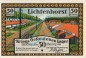 Preview: Lichtenhorst , Notgeld 50 Pfennig Schein Nr.2 in kfr. M-G 797.1 , Niedersachsen o.D. Seriennotgeld