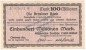 Preview: Limbach , Banknote 100 Millionen Mark Schein in gbr. Keller 3274.II.o , Sachsen 1923 Grossnotgeld - Inflation