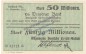 Preview: Limbach , Banknote 50 Millionen Mark Schein in kfr. Keller 3274.II.n , Sachsen 1923 Grossnotgeld - Inflation