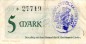Preview: Lindau , Banknote 5 Mark Schein gbr. Geiger 322.01 , Bayern 1918 Grossnotgeld