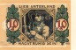 Preview: Lindenberg , 10 Pfennig --FEHLDRUCK-- C in kfr-unc , Ti.4115.... Bayern 1918 Verkehrsausgabe
