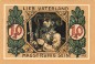 Preview: Lindenberg , 10 Pfennig --FEHLDRUCK-- K in kfr-unc , Ti.4115.... Bayern 1918 Verkehrsausgabe