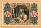 Preview: Lindenberg , Notgeld 10 Pfennig Schein unc-kfr. Ti.4115.05.15 , Bayern 1918 Verkehrsausgabe
