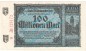 Preview: Mülheim , Notgeld 100 Millionen Mark Schein in kfr. Keller 3637.h , Rheinland 1923 Grossnotgeld Inflation