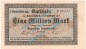 Preview: München , Notgeld 1 Million Mark Schein in gbr. Keller 3657.a , Bayern 1923 Grossnotgeld Inflation