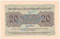 Preview: München , Notgeld 20 Millionen Mark Schein in kfr. Keller 3657.d , Bayern 1923 Grossnotgeld Inflation