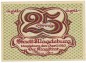 Magdeburg , Notgeld 25 Pfennig Schein unc-kfr. Ti.4330.40.25 , SA 1920 Verkehrsausgabe -4193-