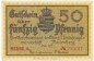 Marienberg , Notgeld 50 Pfennig Schein unc-kfr. Ti.4370.05.03 , S 1917 Verkehrsausgabe -4197-