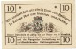 Massow , Notgeld 10 Pfennig Schein unc-kfr. Ti.4435.05.01 , POM 1920 Verkehrsausgabe -4203-