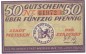 Preview: Meissen , Notgeld 50 Pfennig Schein unc-kfr. Ti.4470.05.15 , S o.D. Verkehrsausgabe -4181-