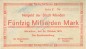 Preview: Menden , Banknote 50 Milliarden Mark --MUSTER-- unc-kfr. Keller 3516... Westfalen 1923 Inflation