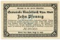 Preview: Meuselbach , Notgeld 10 Pfennig Schein unc-kfr. Ti.4520.05.01 , TH 1920 Verkehrsausgabe -4207-