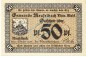 Preview: Meuselbach , Notgeld 50 Pfennig Schein unc-kfr. Ti.4520.05.03 , TH 1920 Verkehrsausgabe -4209-