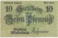 Preview: Mindelheim , Notgeld 10 Pfennig Schein unc-kfr. Ti.4570.05.26 , Bay 1920 Verkehrsausgabe -4201-