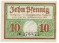 Preview: Mylau , Notgeld 10 Pfennig Schein unc-kfr. Ti.4730.05.10 , S o.D. Verkehrsausgabe -4194-