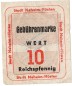 Neheim Hüsten , Notgeld 10 Pfennig Schein gbr. Schöne 492 , Westfalen o.D. Notgeld 1945-48