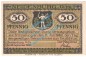 Neidenburg , Notgeld 50 Pfennig Musterschein in kfr. M-G 932.1.b , Ostpreussen 1920 Seriennotgeld