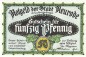 Preview: Neurode , Notgeld 50 Pfennig Schein Nr.1 unc-kfr. M-G 958.1 , Schlesien 1921 Seriennotgeld
