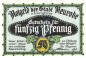 Preview: Neurode , Notgeld 50 Pfennig Schein Nr.2 unc-kfr. M-G 958.1 , Schlesien 1921 Seriennotgeld