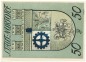 Preview: Nortorf , Notgeld 50 Pfennig Schein unc-kfr. M-G 989.2 , SH 1920 Seriennotgeld -5814-