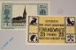 Preview: Notgeld Buxtehude , 25 und 50 Pfennig , Tieste 1055.05.01 und 02 , von 1919 , Niedersachsen Verkehrsausgabe