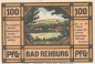 Preview: Notgeld E. Bornemann & Co. Rehburg 1106.1 , 100 Pfennig Schein Nr.2 in kfr. von 1921 , Niedersachsen Seriennotgeld