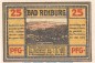 Notgeld E. Bornemann & Co. Rehburg 1106.1 , 25 Pfennig Schein Nr.1 in kfr. von 1921 , Niedersachsen Seriennotgeld