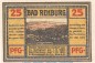 Preview: Notgeld E. Bornemann & Co. Rehburg 1106.1 , 25 Pfennig Schein Nr.1 in kfr. von 1921 , Niedersachsen Seriennotgeld