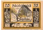 Preview: Notgeld Ehrk und Hornfelder Stellau 1264.1.b , 75 Pfennig Nr 1 , in kfr. von 1921 , Schleswig Holstein Seriennotgeld