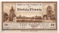 Preview: Notgeld Friedeberg , 50 Pfennig Schein in kfr. Tieste 2000.05.03 , von 1920 , Brandenburg Verkehrsausgabe
